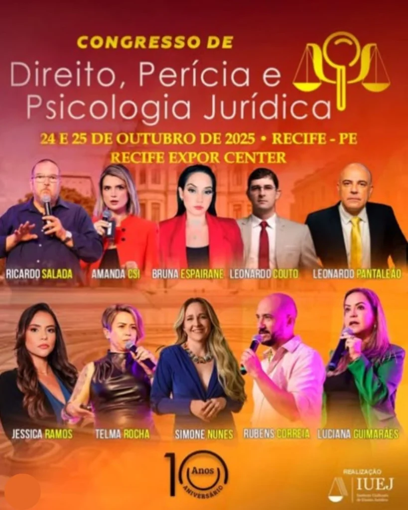 Congresso de Direito, Perícia e Psicologia Jurídica