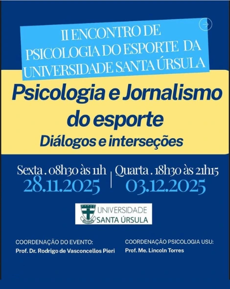II Encontro de Psicologia do Esporte da Universidade Santa Úrsula