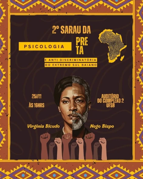 II Sarau da Psicologia Preta e Antidiscriminatória do Extremo Sul Baiano