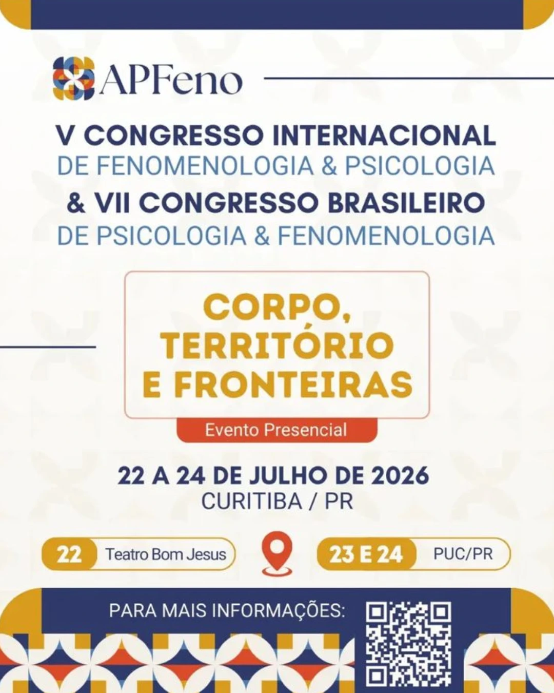 V Congresso Internacional de Fenomenologia e Psicologia