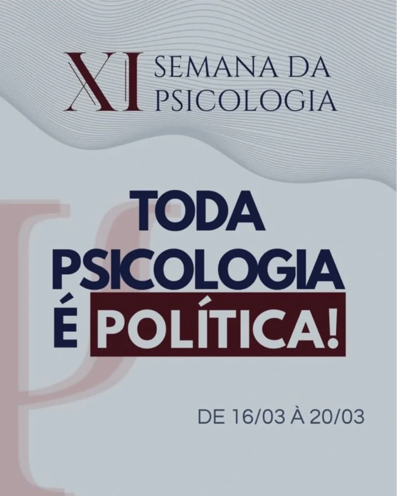 XI Semana da Psicologia – UFR