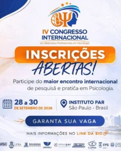 IV Congresso Internacional Mestrados Profissionais em Psicologia