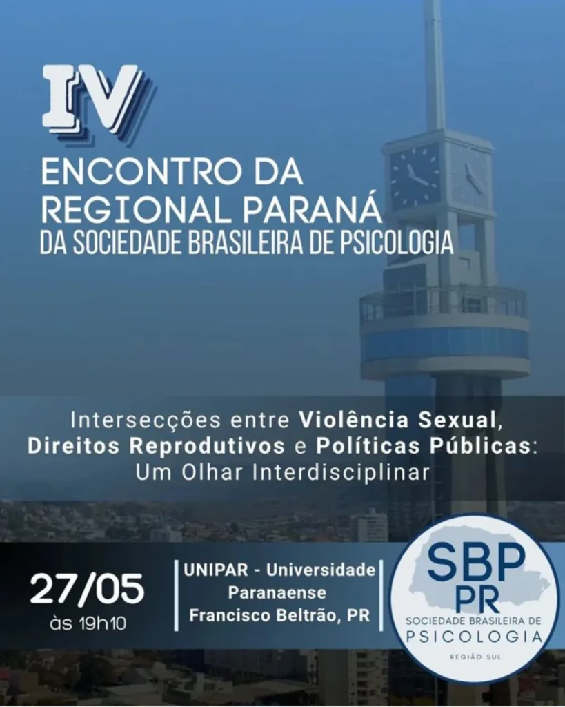 IV Encontro da Regional Paraná da Sociedade Brasileira de Psicologia