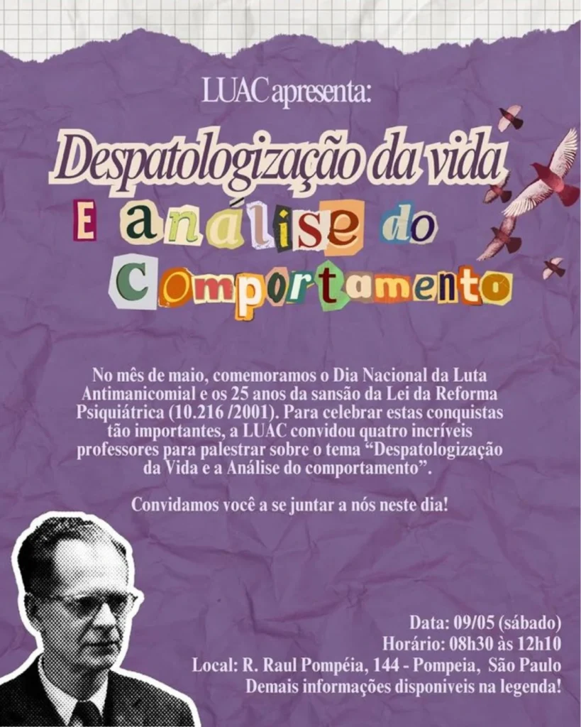 Simpósio Despatologização da Vida e Análise do Comportamento